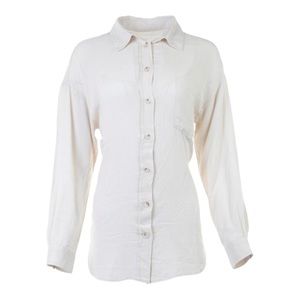 April Kiss Oversized Long Sleeve Button Up Shirt NWT